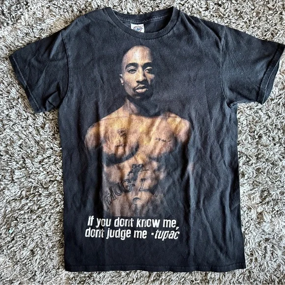Tupac Shakur If you don't know me don't judge me t-shirt - Picture 1 of 6